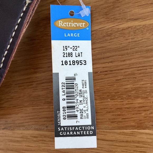 Leather Dog collar - Picture 2 of 4